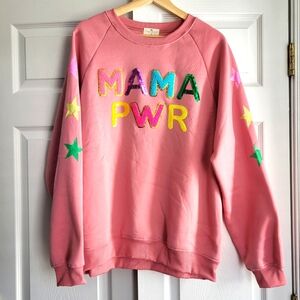 Simply southern Mama pwr pink sweatshirt XL